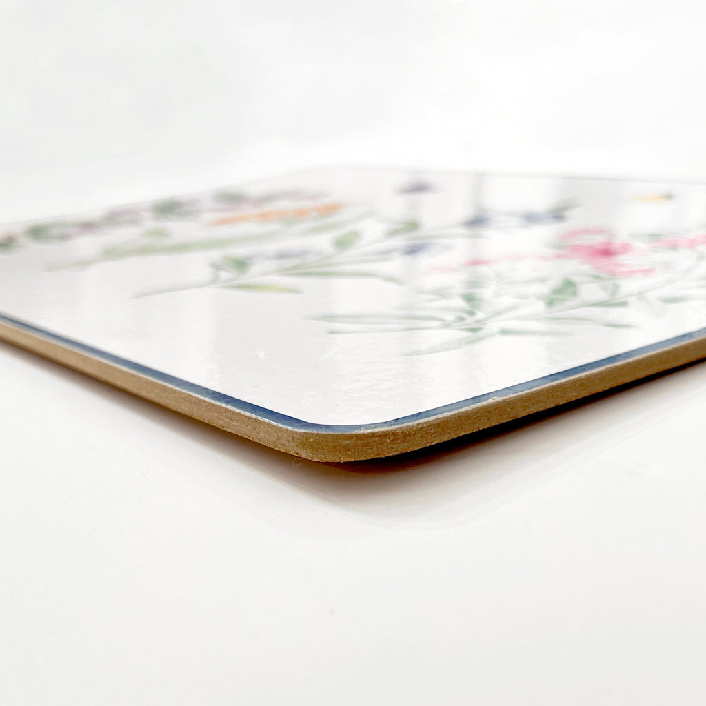 Butterfly Meadow Corkback Placemats - Set Of 4