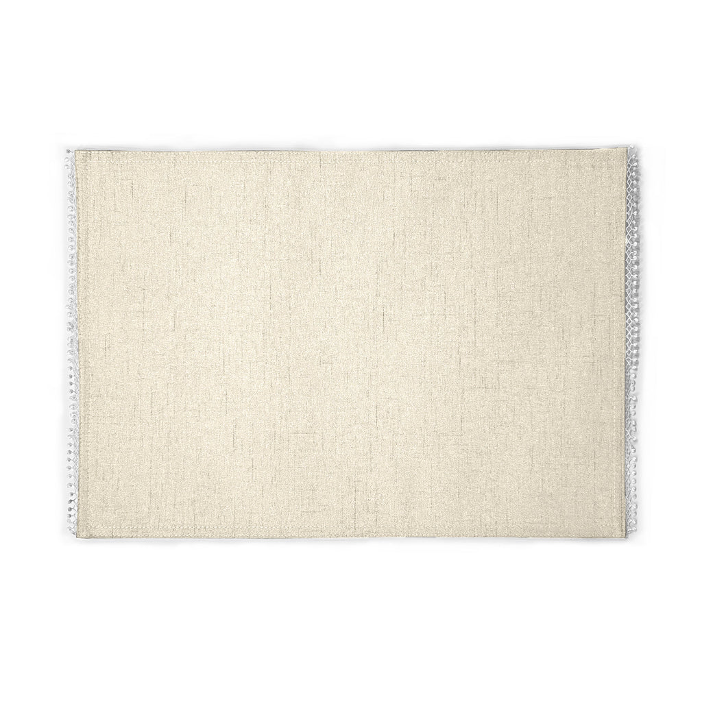 French Perle Natural 13X18 Placemats - Set Of 4