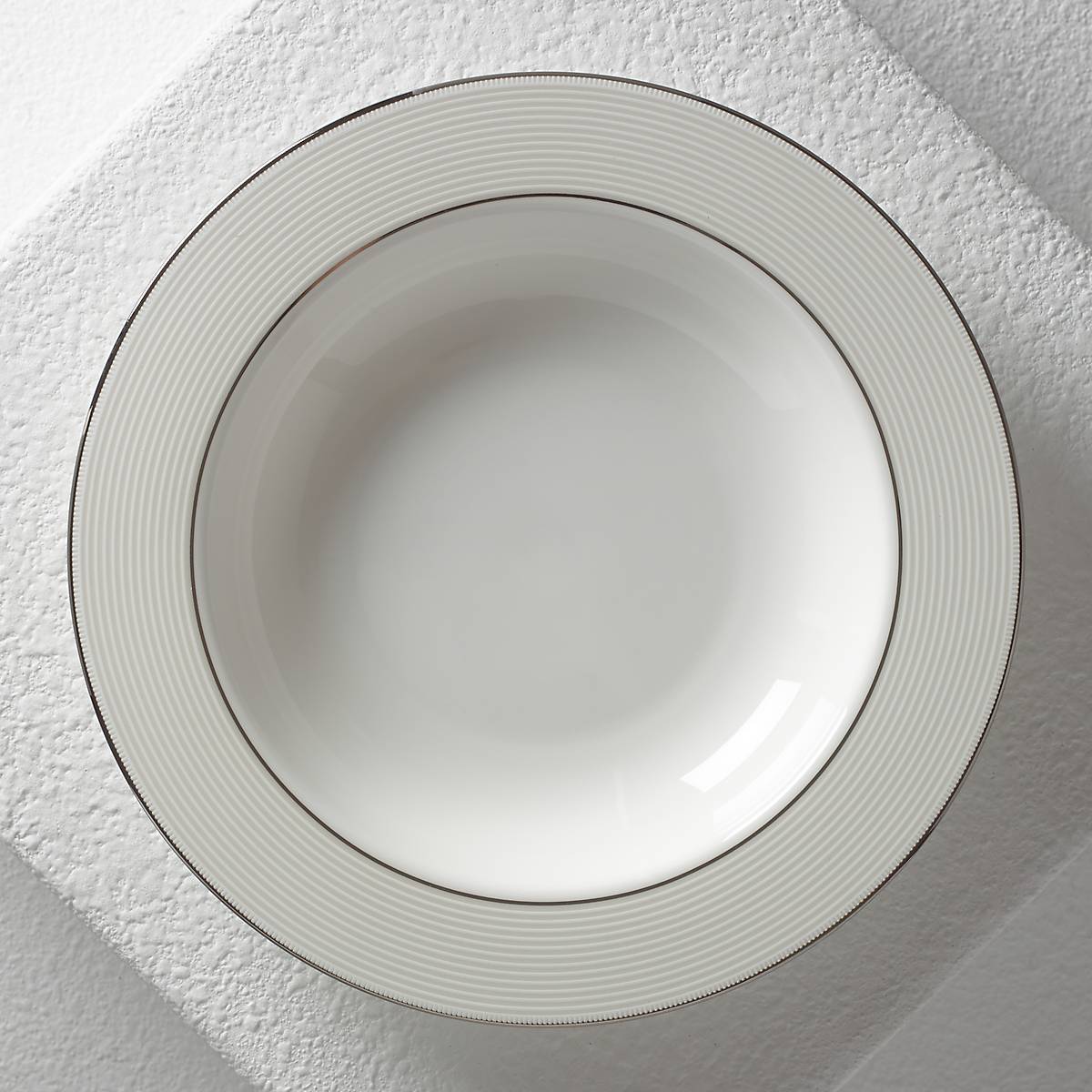Opal Innocence Stripe Rimmed Soup Bowl