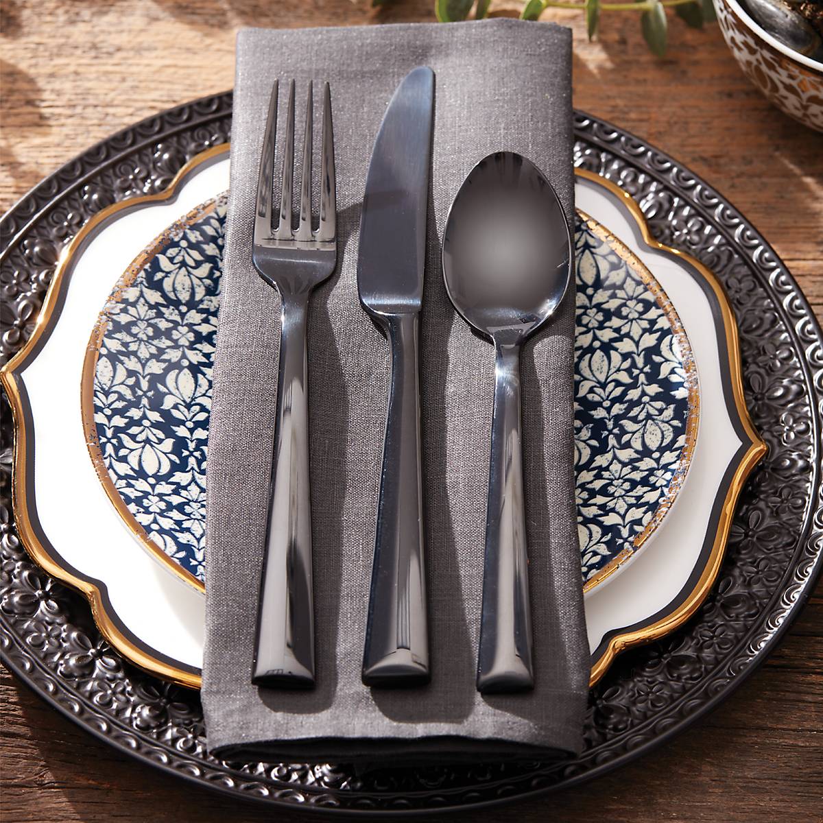 Colebrook Onyx  5 Piece Place Setting