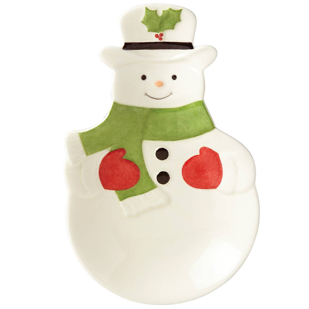 Holiday Snowman Spoon Rest