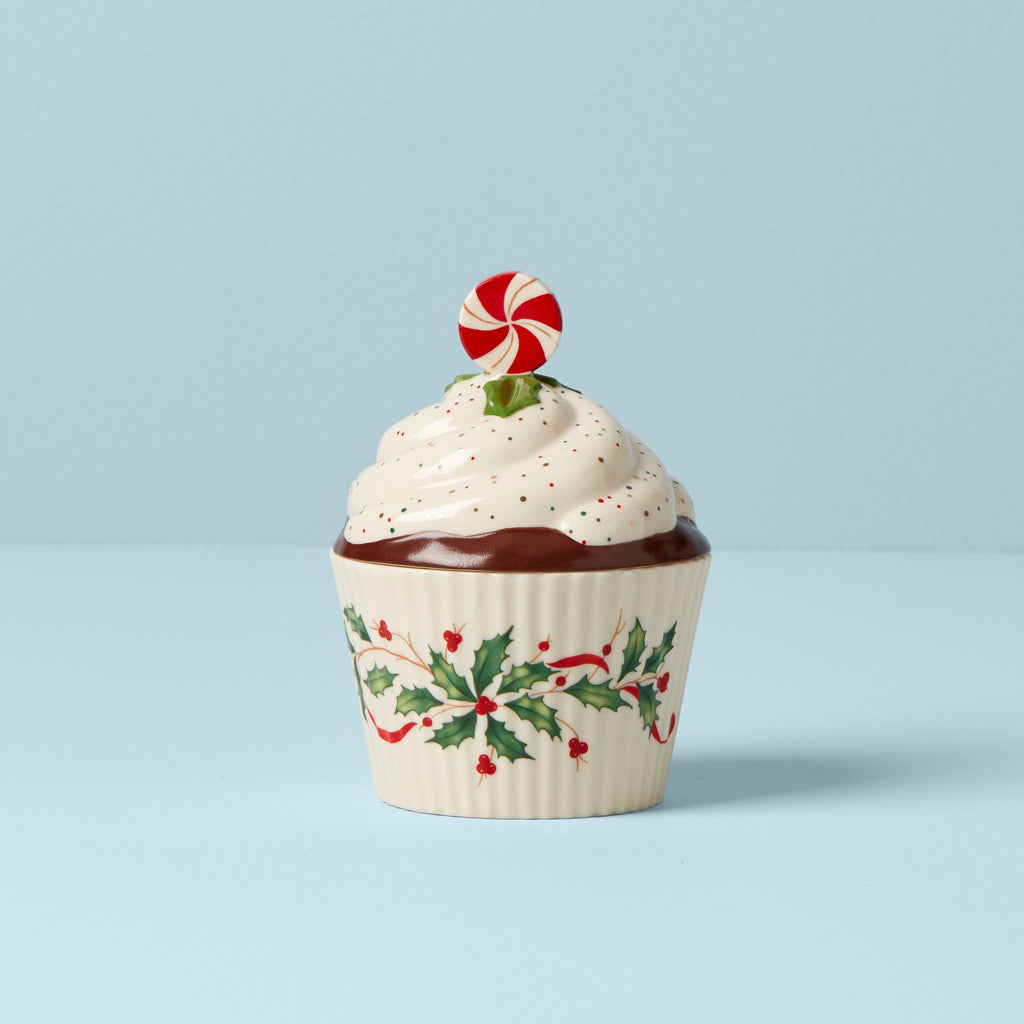 Holiday Bakeshop Cupcake Candy Dish