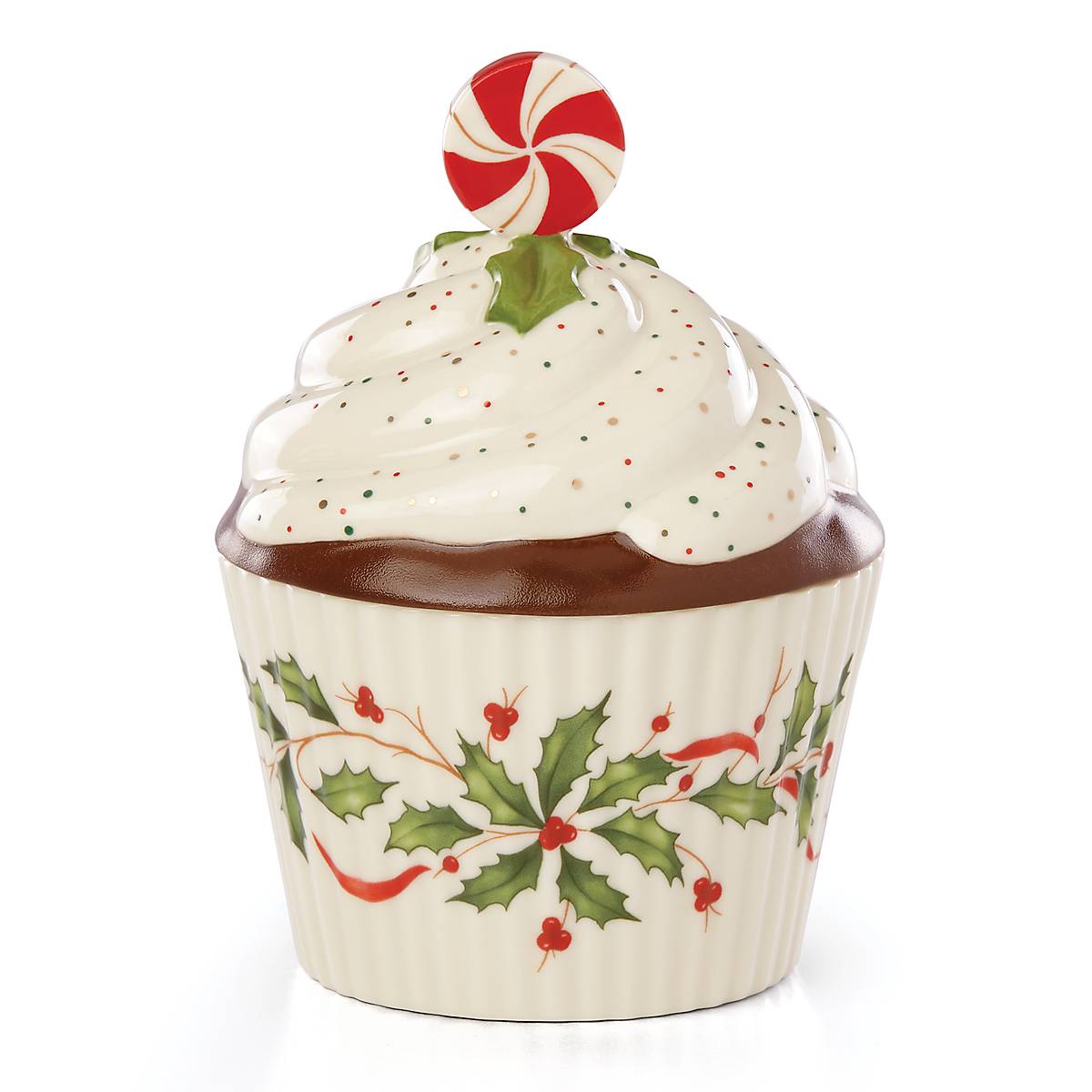 Holiday Bakeshop Cupcake Candy Dish
