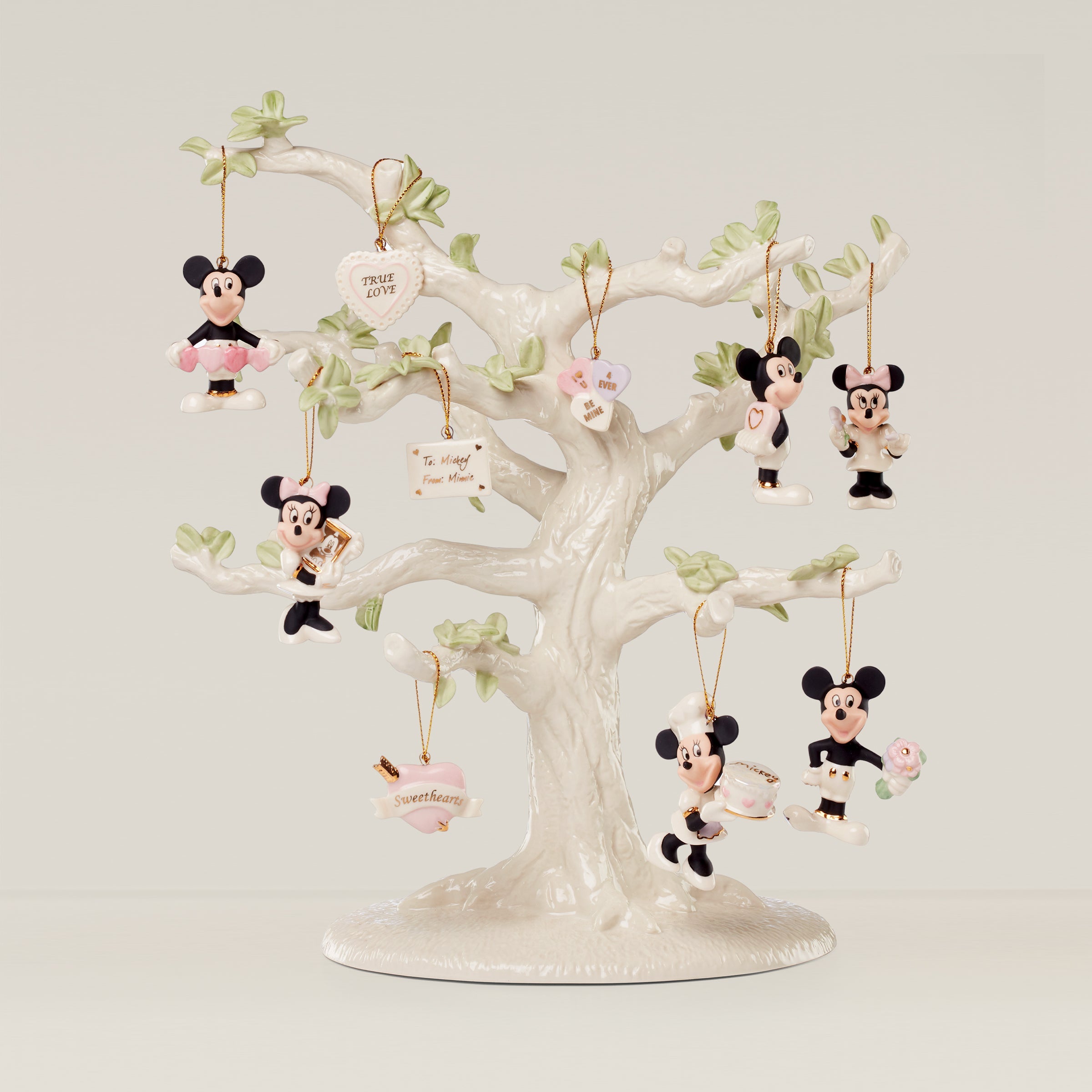 Disney Romantic Moments 10-Piece Ornament Set