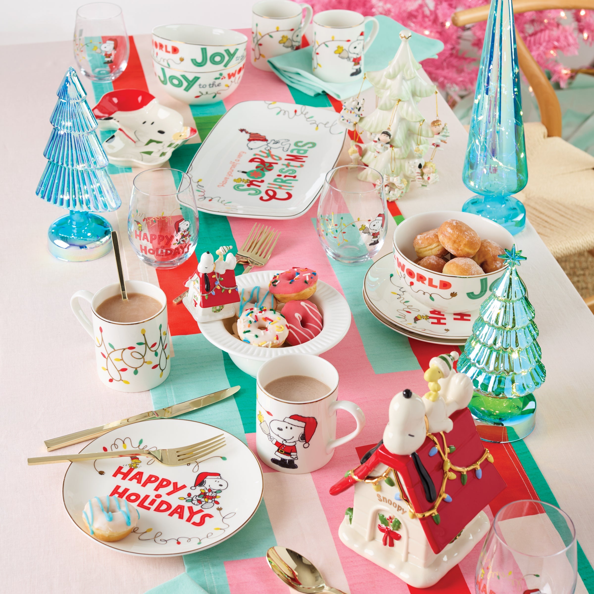 Snoopy Christmas Hors d'Oeuvre Tray