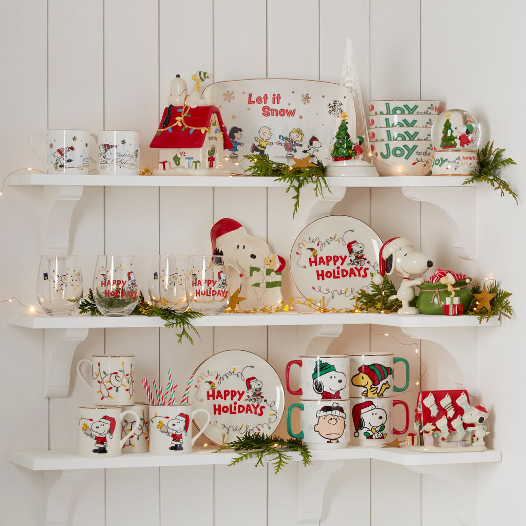 Snoopy Christmas Hors d'Oeuvre Tray