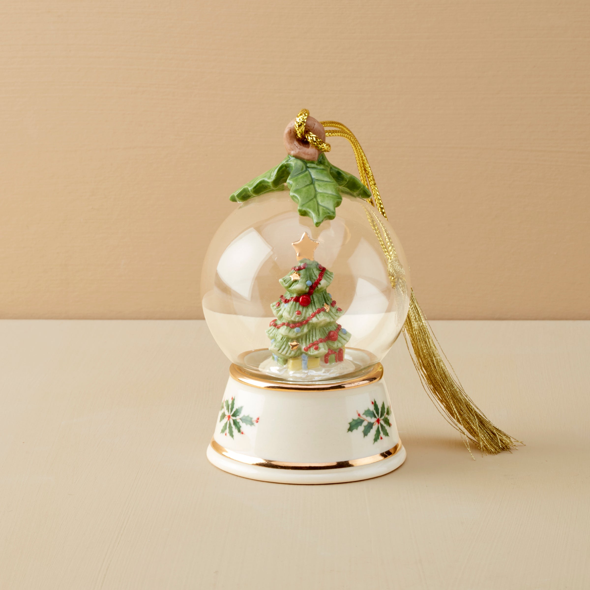 Tree Snow Globe Ornament