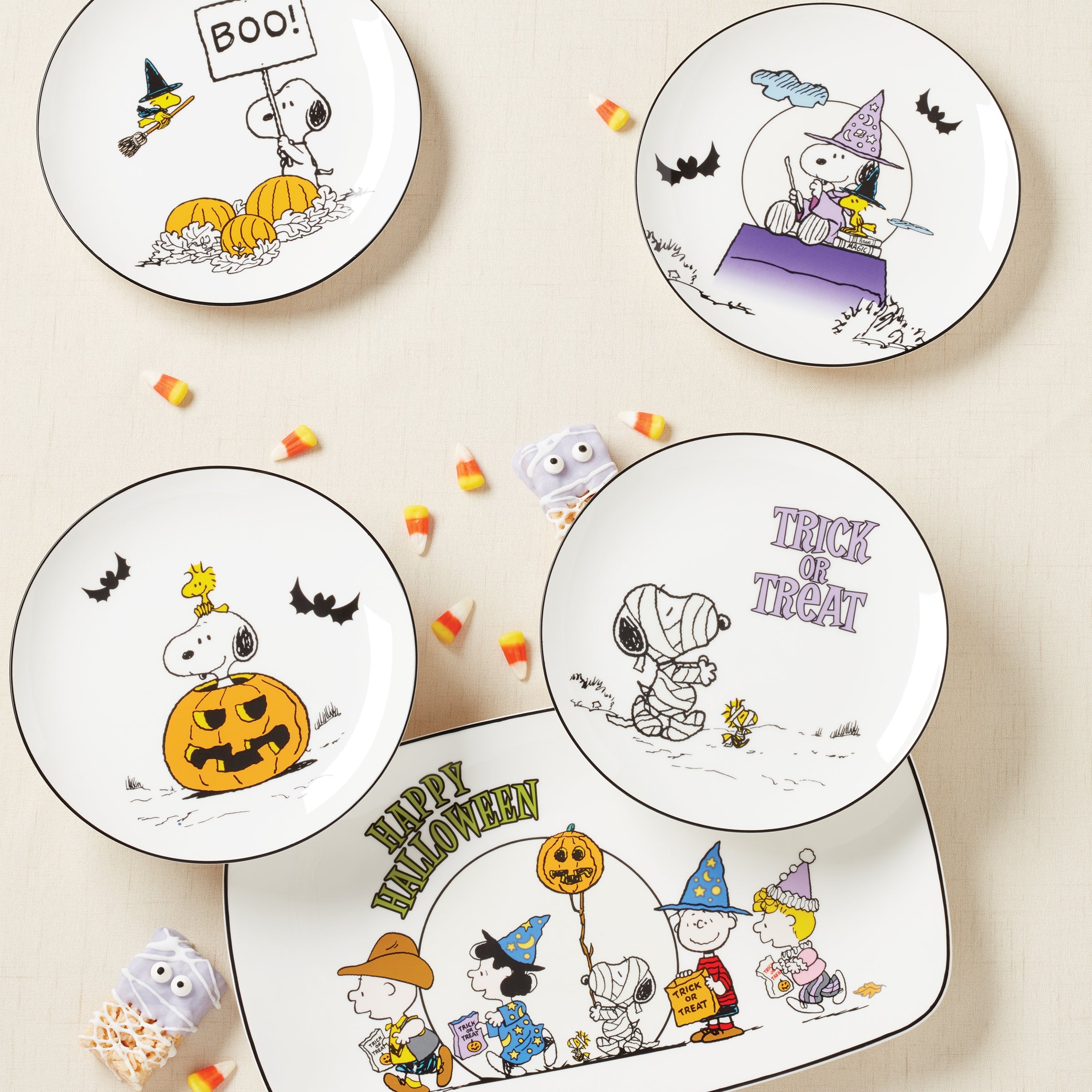 The Great Pumpkin Accent Plates - Set of 4
