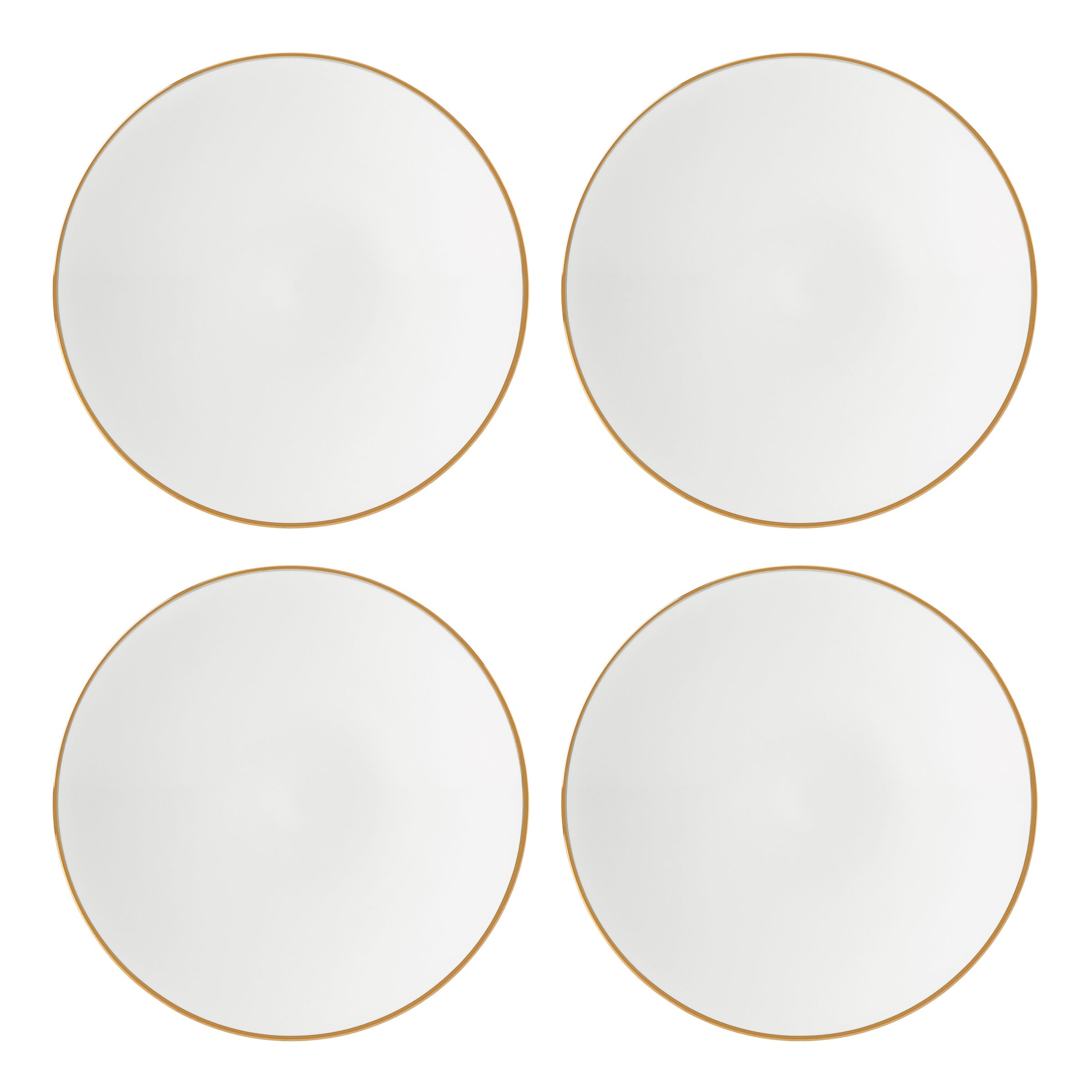 Trianna Coupe Salad Plates - Set of 4